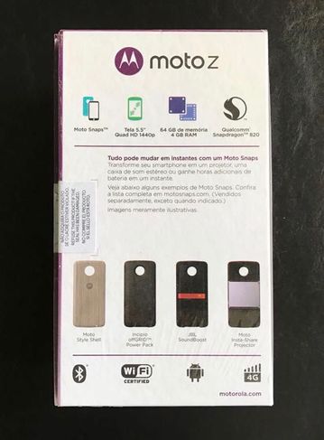 Smartphone Moto Z Power Edition Dc, 64gb Novo
