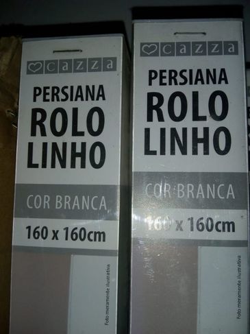 Persiana Rolo de Linho 1,60 X 1,60
