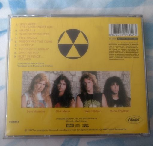CD Orginal Megadeth - Rust in Peace