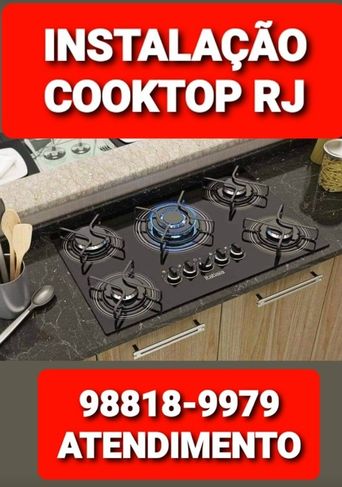 Instalação de Cooktop em Riachuelo RJ 98818_9979 Luza Aquecedores