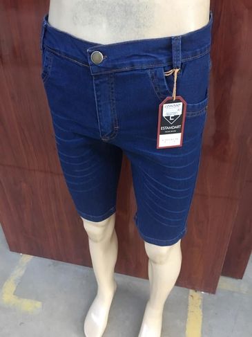 Bermuda Masculina Jeans com Elastano. Várias Cores. Fabrica Goiânia