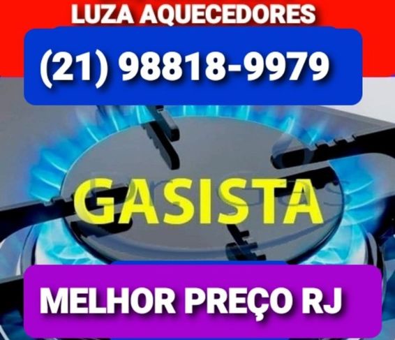 Técnico Gasista em Copacabana RJ 98818_9979 Rinnai Conserto