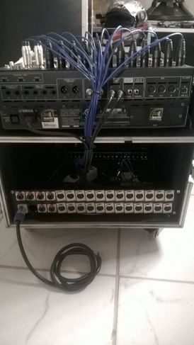 Mesa Yamaha 01v96i + Ada + Case 3 Tampas e 5u Rack + Painel XLR P10 AC