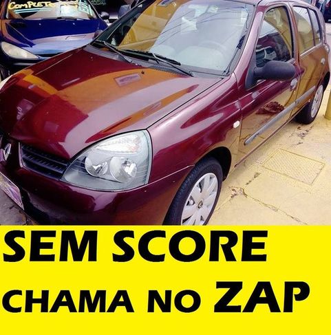 Renault Clio Baixo Score Lindo Chama no Zap
