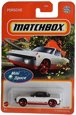 Matchbox 1971 Porsche 914 Cor Branco 1/64