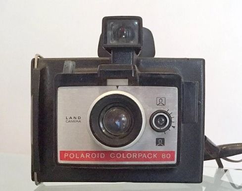 Máquina Fotografica Antiga Polaroid Colorpack 80 Land Câmera