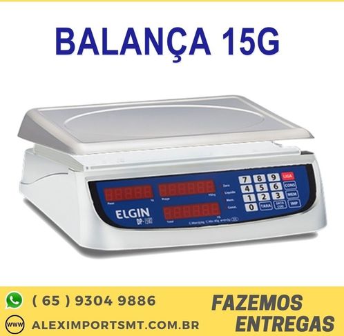 Balança Comercial Carne Elgin Dp1502 2g / 15kg com Bateria
