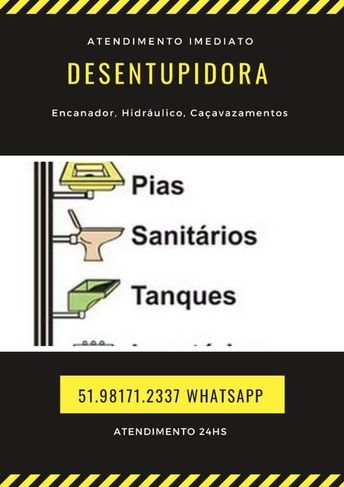 Desobstrução e Desentupimentos Zona Norte de Porto Alegre