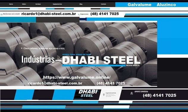 Antes de Fechar Fale sobre Galvalume com a Dhabi Steel