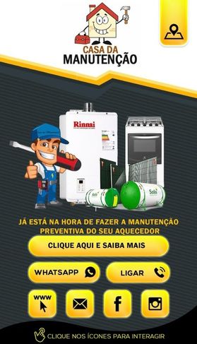 Manutenção de Aquecedor e Fogão em Copacabana Rio de Janeiro RJ