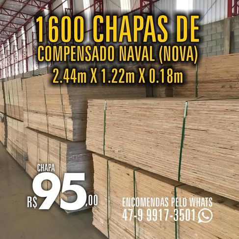 1600 Chapas de Compensado Naval, Novas