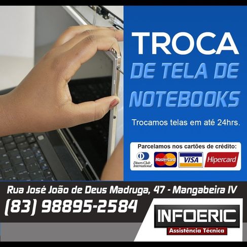 Manutenção de Computadores e Notebook em João Pessoa