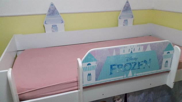 Cama Infantil Branca Frozen