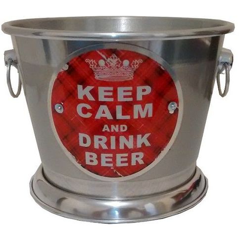 Balde de Gelo Keep Calm - Drink Beer (1034)