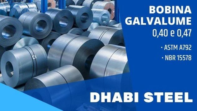 Galvalume Ferros e Ferragens para Obra Treliças e Telas Dhabi Steel Br