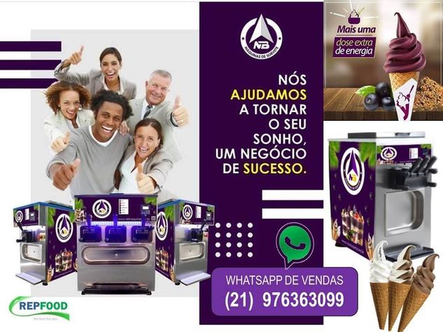 as Melhores Máquinas de Sorvete e Açaí Expresso do Brasil