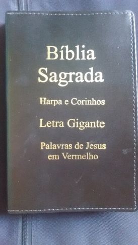 Bíblia Letra Gigante. com Harpa. índice