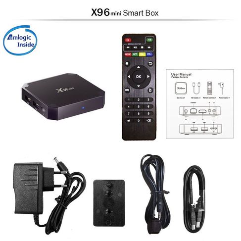 TV Box X96 Mini com 2gb Ram + 16gb Rom