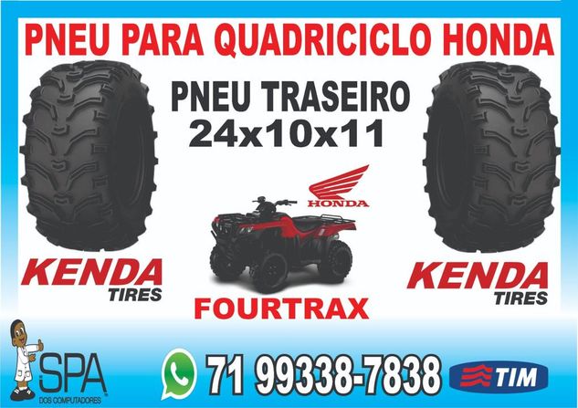 Pneu Traseiro Kenda para Quadriciclo Honda Fourtrax em Salvador BA