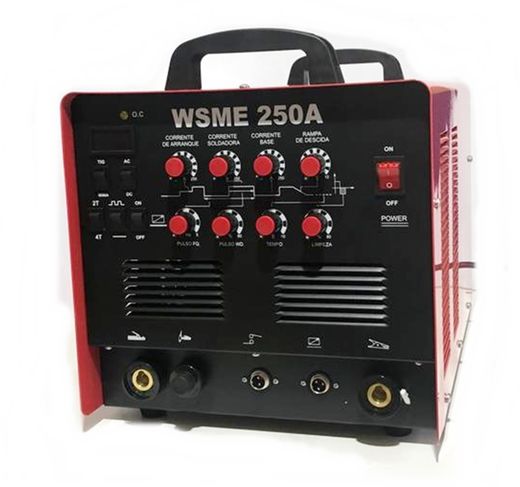 Máquina de Solda Tig Ac/dc Wsme-250a para Alumínio Pulsada