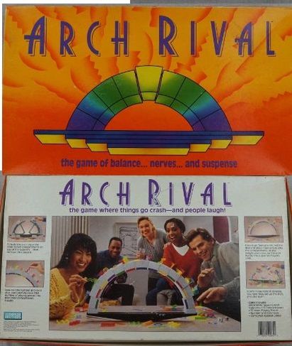 Arch Rival Jogo de Equilíbrio Parker Brothers Board Game Anos 80 / Mbq