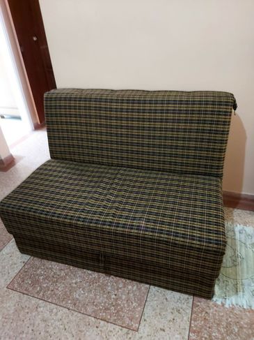 Sofa Cama de Casal Xadrez