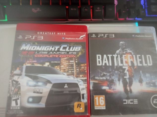 Dois Jogos Originais 60 Reais PS3 . Battlefield 3 e Midnight Club