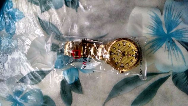 Relógio Masculino Naviforce Dourado Importado de Luxo 2017