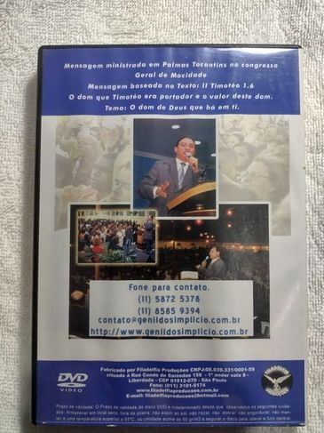 DVD Evangélico Pregação Pastor Genildo Simplício