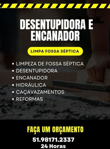24hs Desentupidora e Limpa Fossa em Porto Alegre RS