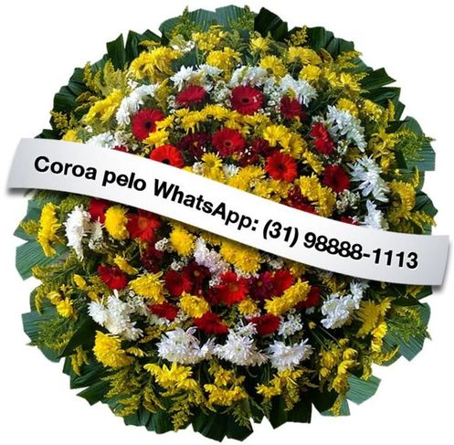 Coroas de Flores Velório do Cemitério Flamengo em Contagem MG