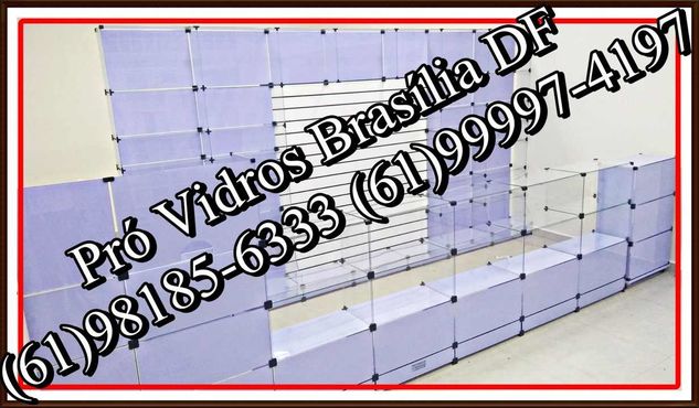 Vitrines de Vidro Modulado, em Brasília, no DF Entorno