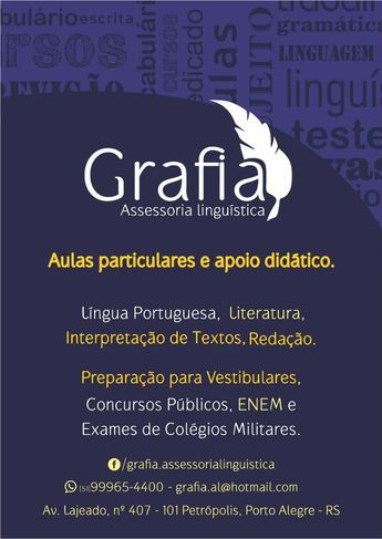 Aulas Particulares de Língua Portuguesa