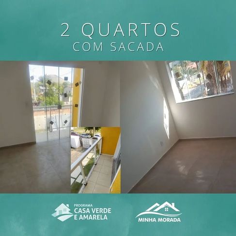 Casa 2 Quartos Duplex c/ Sacada em Inoã/máricoa
