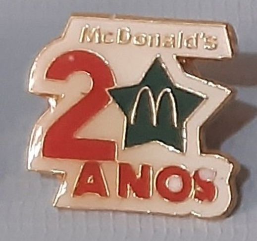 Pin Mcdonald's Pins Originais Macdonalds Pin em Metal ñ Broche Botton