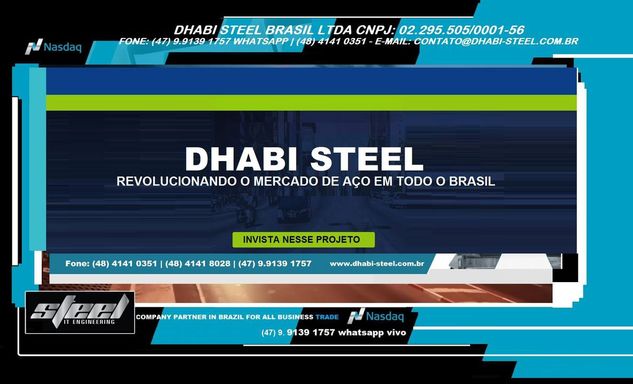 Franquia de Aço é com a Dhabi Steel