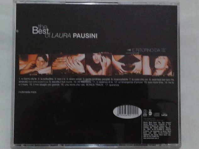 CD Laura Pausini e Ritorno da Te The Best Of Laura Pausini