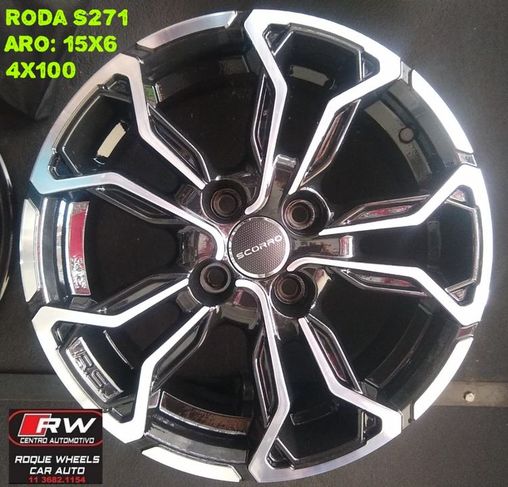 4 Rodas Hyundai Hb20 - 15x6 - 4x100 - S271