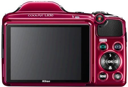 Câmera Digital Nikon Verm. - Coolpix L830 - Zoom 34x - 16mp