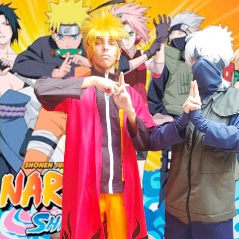 Naruto Cover Turma Personagens Vivos