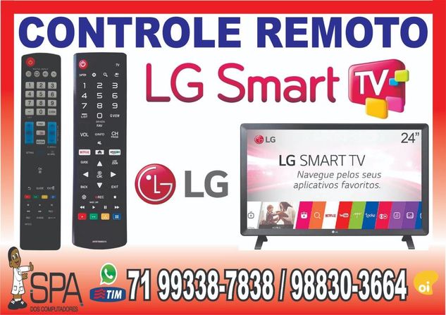 Contole Remoto TV Smart Lg em Salvador