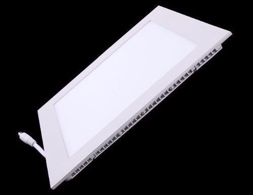 Painel Plafon Luminária Led 18w Embutir Quadrado Branco Quente ou Branco Frio