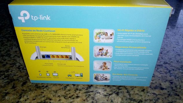 Roteador Wi-fi - Tp- Link Wireless N 300mbps Tl-wr849n