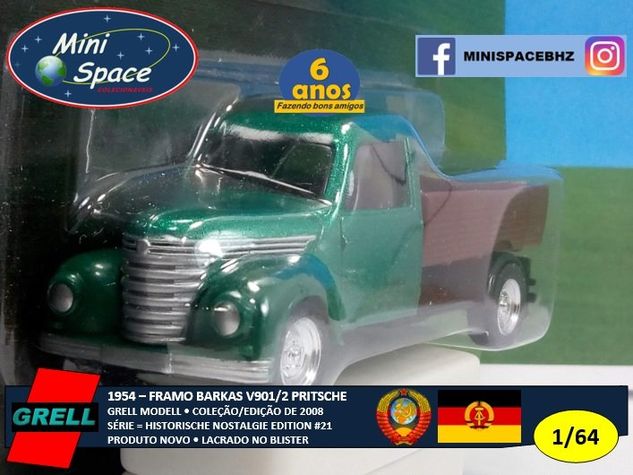 Grell Modell 1954 Framo Barkas V901/2 Pritschenwagen 1/64