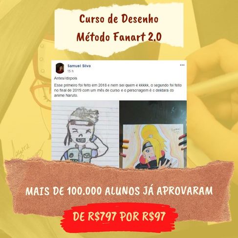 Curso de Desenho Método Fanart – 100% Online