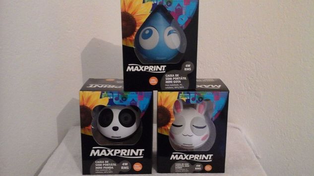 Caixa de Som Mini Gota, Panda ou Rabbit Max Print