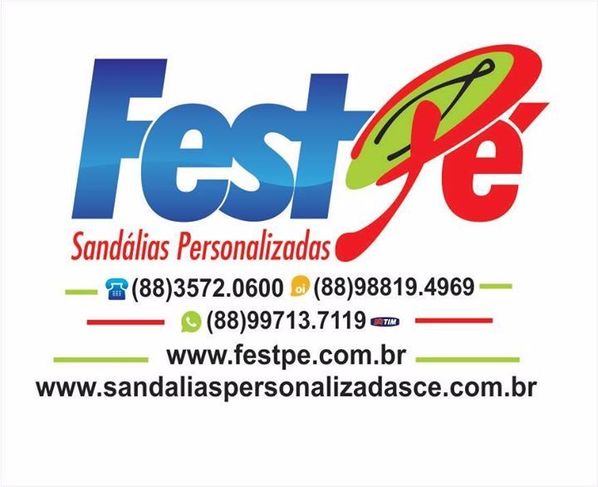 Fest Pé Sandálias Personalizadas