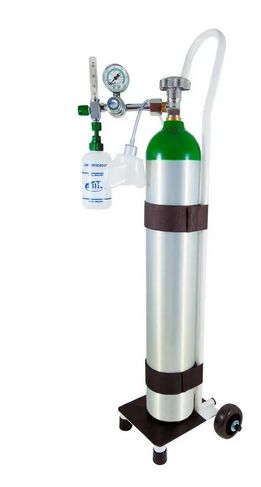 Cilindro Oxigenio Medicinal Aluminio 5l Completo (s/carga) com Carinho