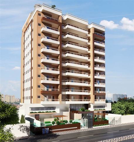 Apartamento com 65.38 m² - Ocian - Praia Grande SP