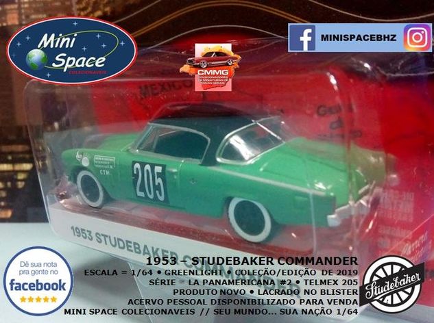 Greenlight 1953 Studebaker Commander La Panamericana 1/64